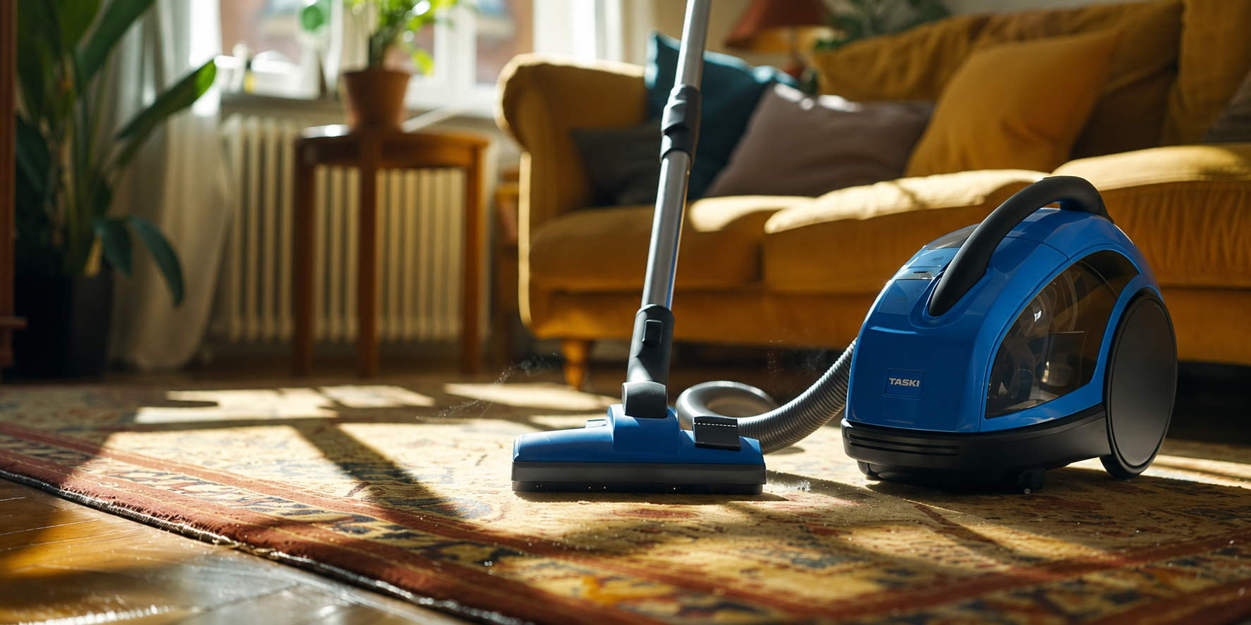 Professional cleaning team servicing a modern office space