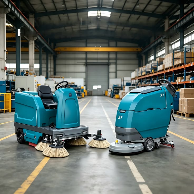 Scrubber dryer machine